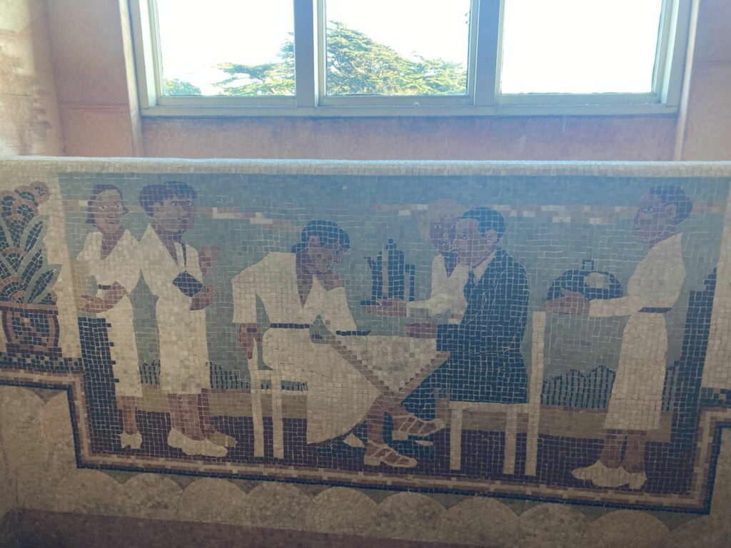 Mosaic in Beach Chalet