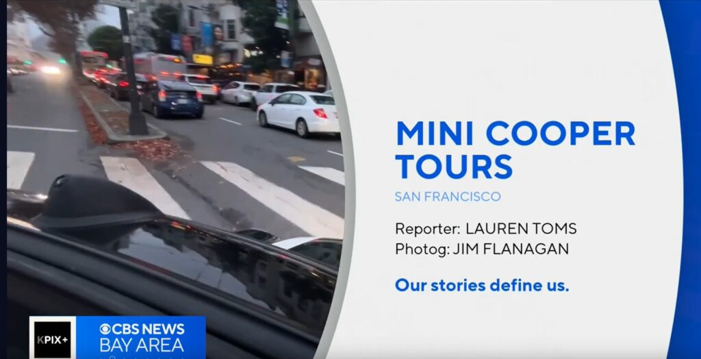 MINI Cooper Tours on KPIX CBS