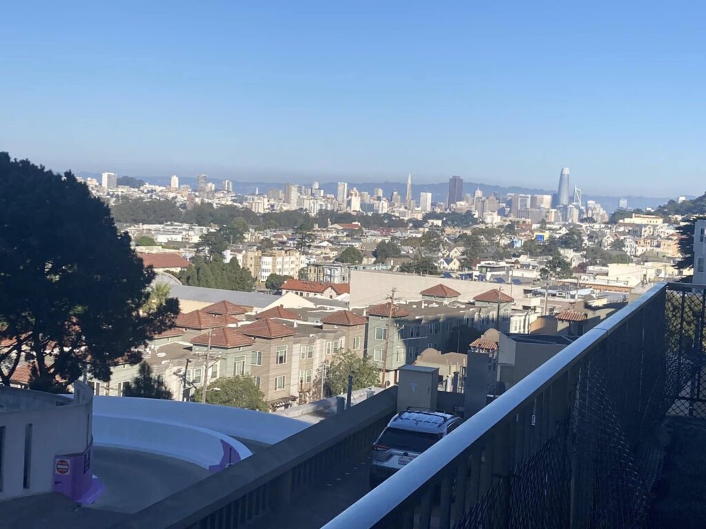 View of downtown San Francisco from 400 Parnassus